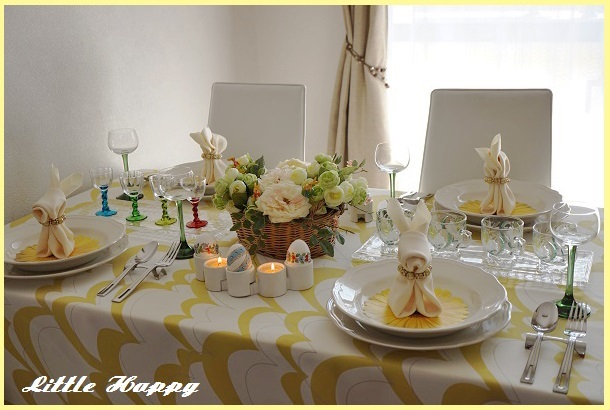 Easterテーブルコーディネート15 Little Happy