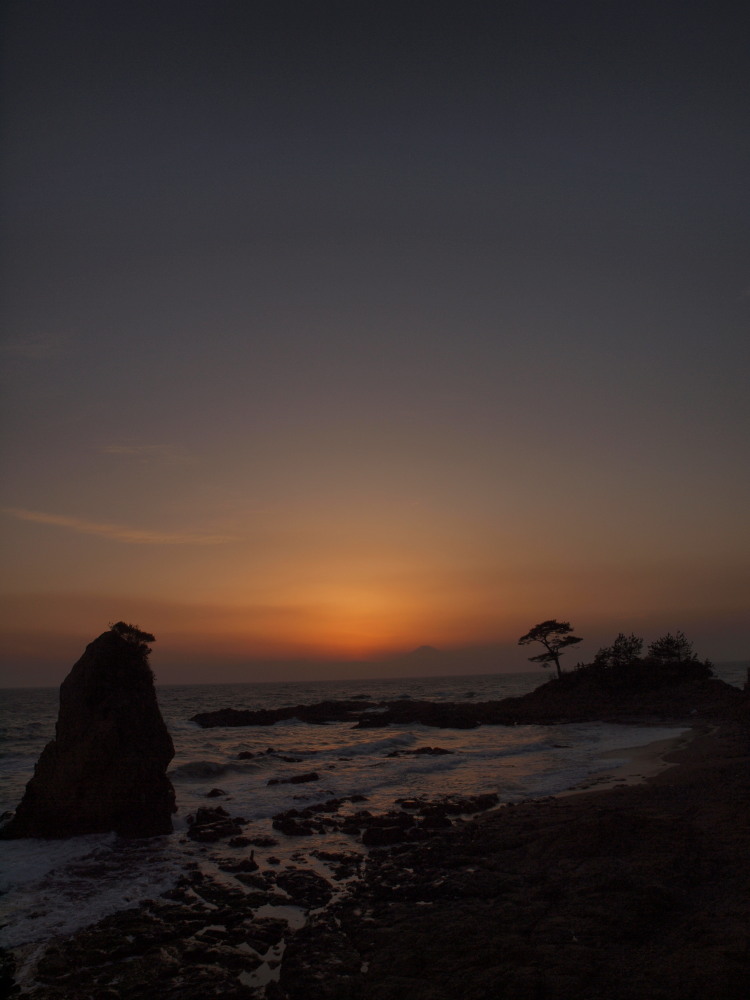 立石海岸の夕陽、三浦半島_a0073065_1344038.jpg