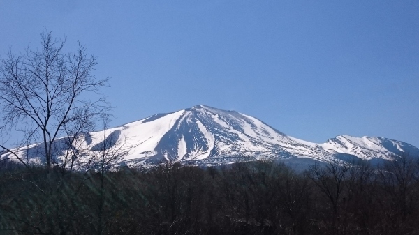 雪解けが進む、浅間山_b0174425_10264943.jpg