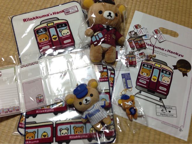 Rilakkuma&Hankyu阪急梅田期間限定ショップに行って来たよ！_f0054556_13502035.jpg