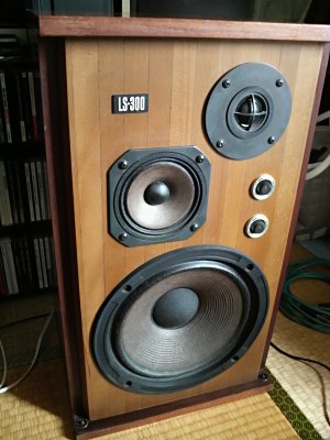 ★Pioneer★F−300★TRIO★LS-300 スピーカー2個セット★ Yahoo!オークション - レトロ品 TRIO トリオ スピーカー LS‐300