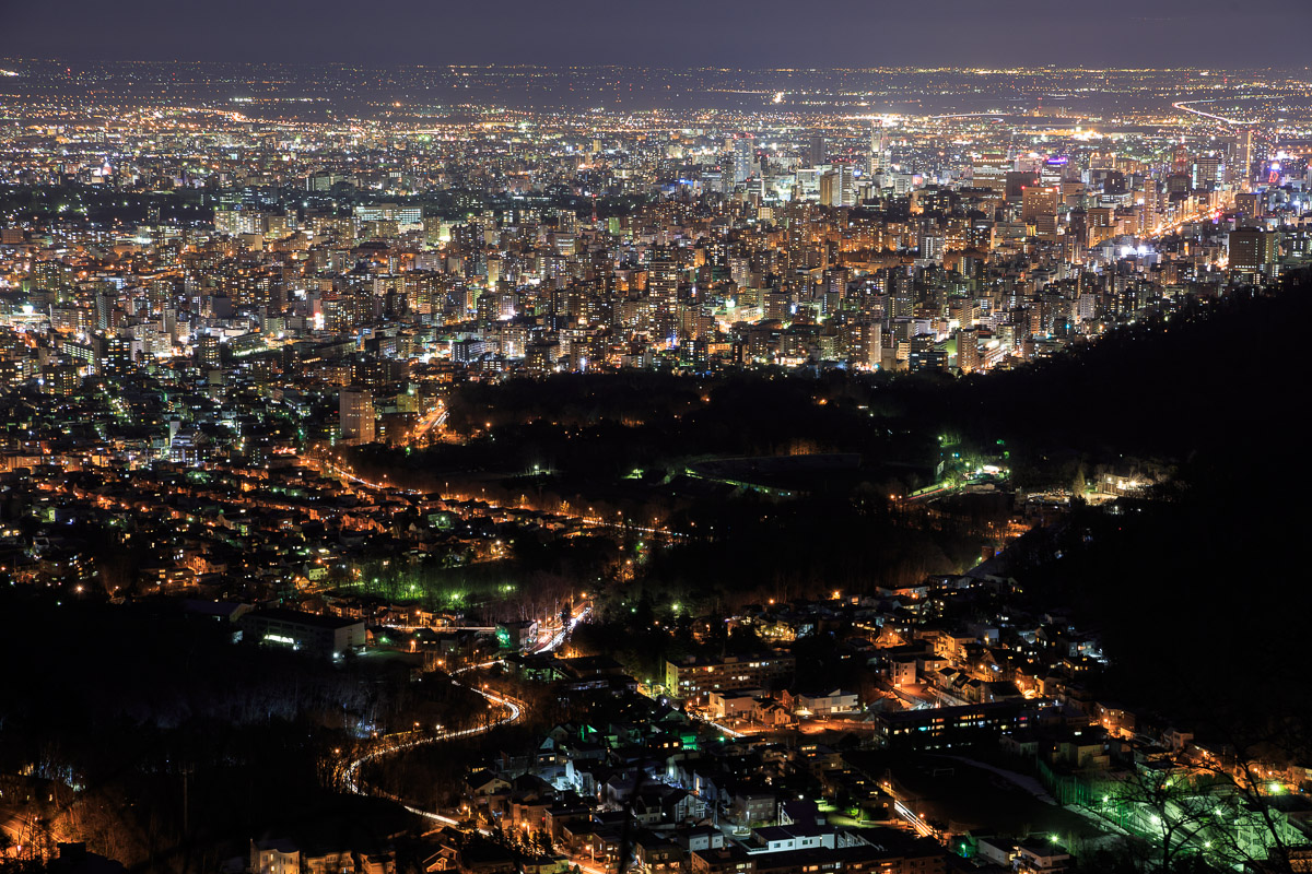 イニシャルな夜景 In 奥三角山 山歩き川歩き イニシャルな夜景 In 奥三角山 山歩き川歩き