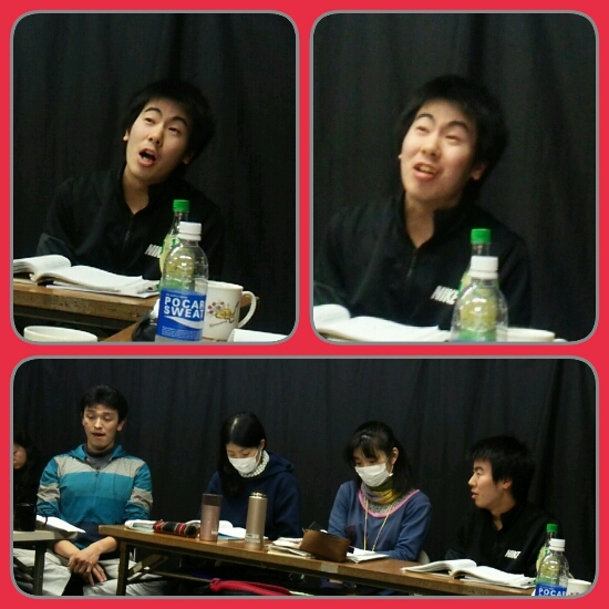 4月5日 本田玲央 僕の分身は四人です 華と石と 稽古場日記 4月5日 本田玲央 僕の分身は四人です 華と石と 稽古場日記