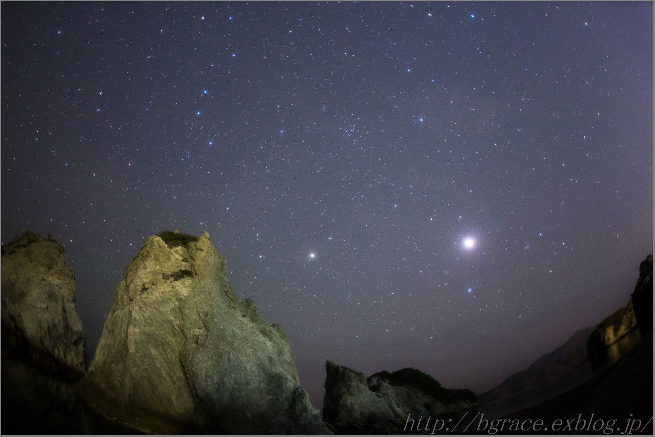 皆既月食中の星空_b0191074_1454937.jpg