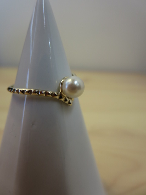 トゥデイフル TODAYFUL Studs＆Pearl Ring_e0076692_19303059.jpg