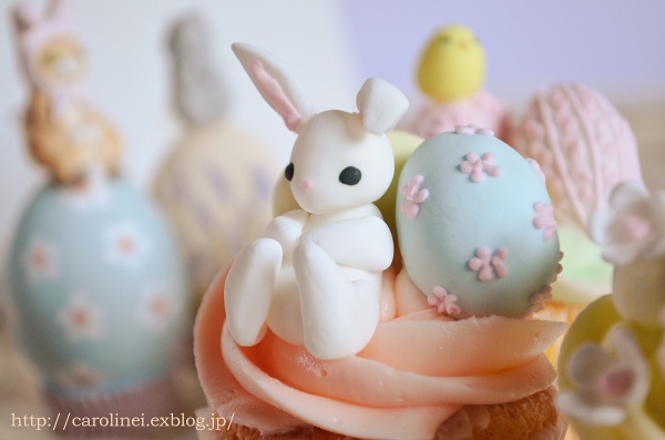イースターカップケーキ　 　Happy Easter!-Homemade Easter Cupcakes　_d0025294_1931593.jpg