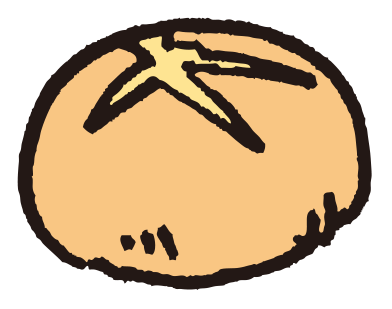 パン屋のイラスト素材 まちうのメモ帳