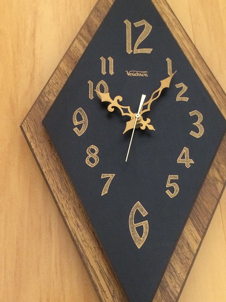 1950's-60's verichron社製 ビンテージ ウォールクロック 壁掛け時計 