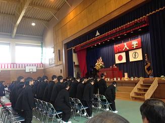 多賀城市立第二中学校　第４０回入学式_d0261484_2257376.jpg