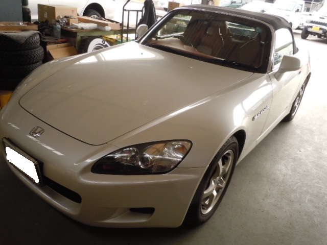 ホンダ S2000 幌交換☆(･ω･)b_c0213517_1026491.jpg