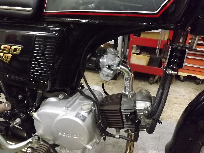 CD90PC20キャブ＆JUNハイカム交換。 : モーターヘッド サイクルショップ