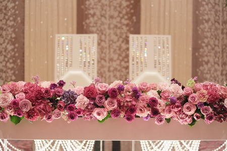 春の装花 バラの装花 パレスホテル立川様 ローズルームへ 一会 ウエディングの花 春の装花 バラの装花 パレスホテル立川様 ローズルームへ 一会 ウエディングの花