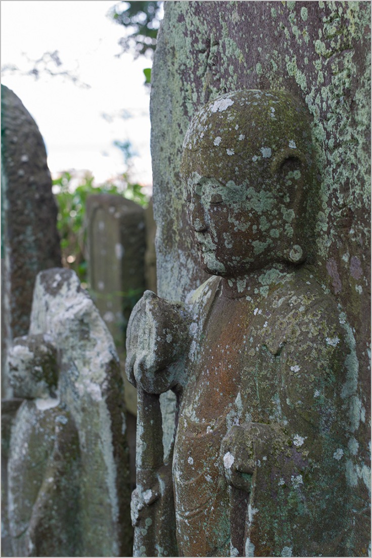 鎌倉　長谷寺　苔生す石仏_a0261169_2324491.jpg