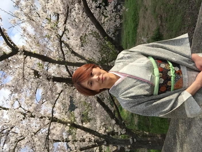 桜と真樹ちゃん_f0009169_13491027.jpg