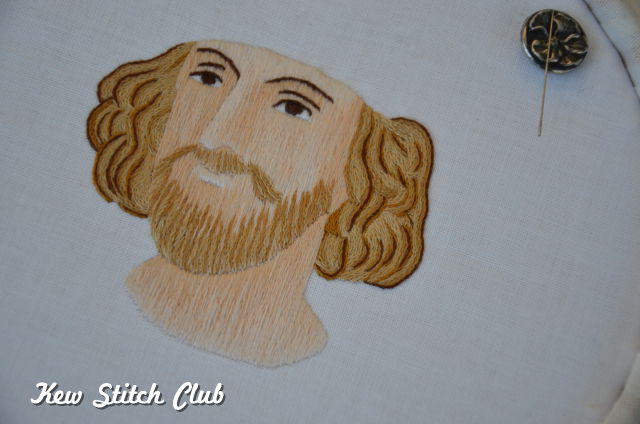 人の顔を刺繍で Kew Stitch Club ブログ 人の顔を刺繍で Kew Stitch Club ブログ