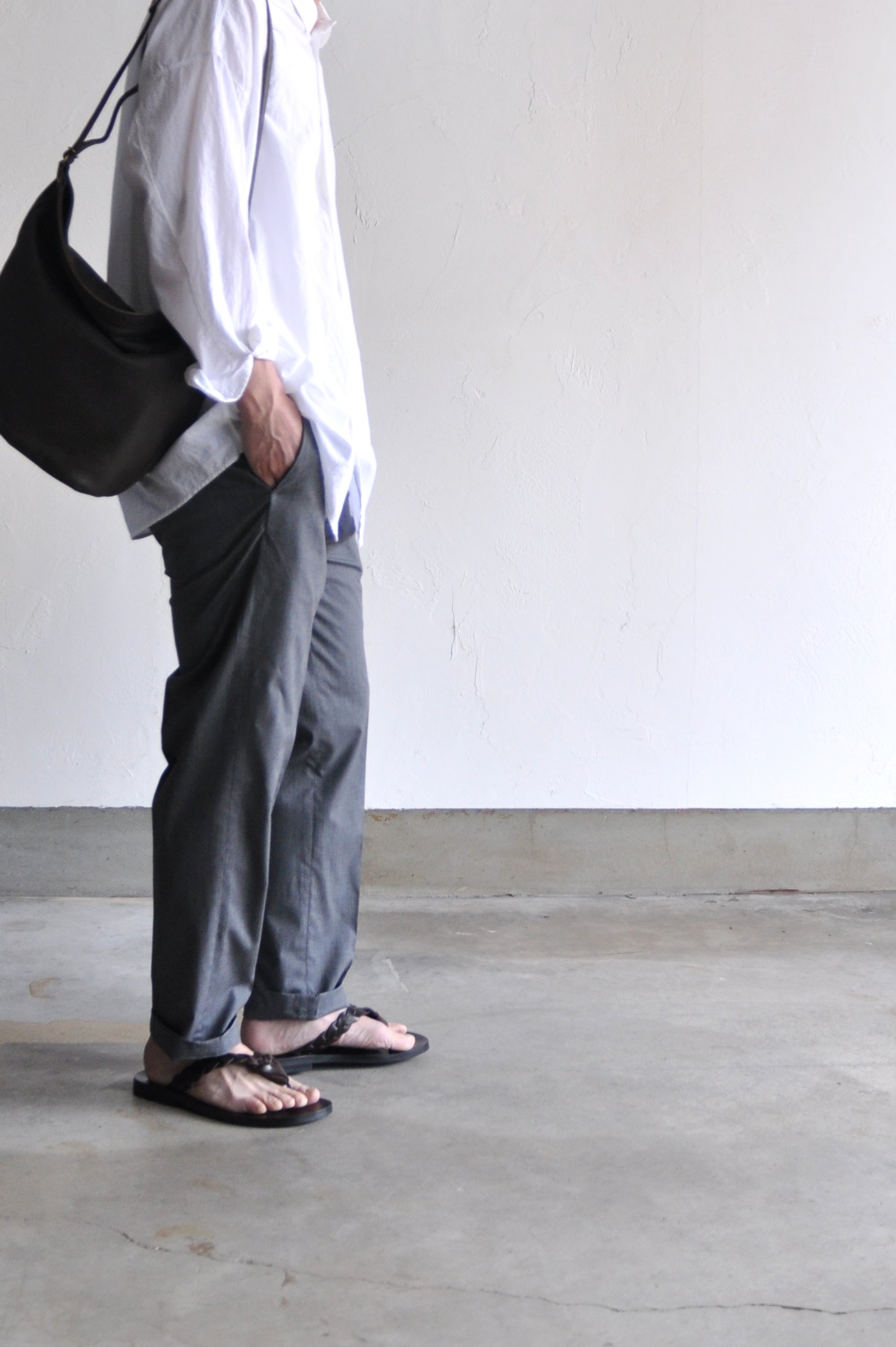  STILL BY HAND　Cotton Stretch 9/10 Trouser_d0120442_14592826.jpg