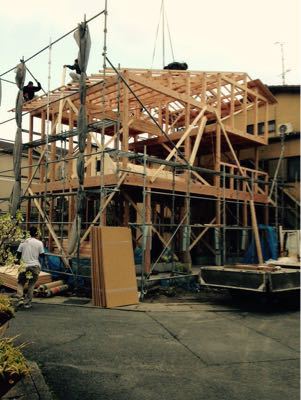 春の上棟式 京都修学院の家_b0349892_19325855.jpg
