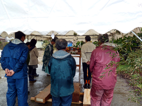 Ｓ様邸「雄和の家」地鎮祭でした。_f0150893_20095149.jpg