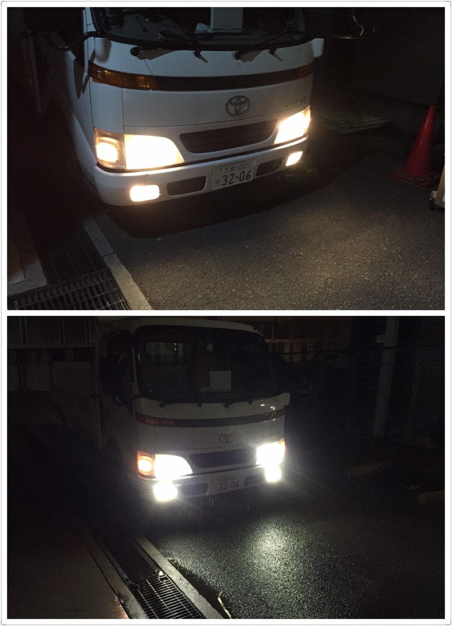 トラックkk Xzu347のヘッドライトled 24v 交換 日本生活 トラックkk Xzu347のヘッドライトled 24v 交換 日本生活