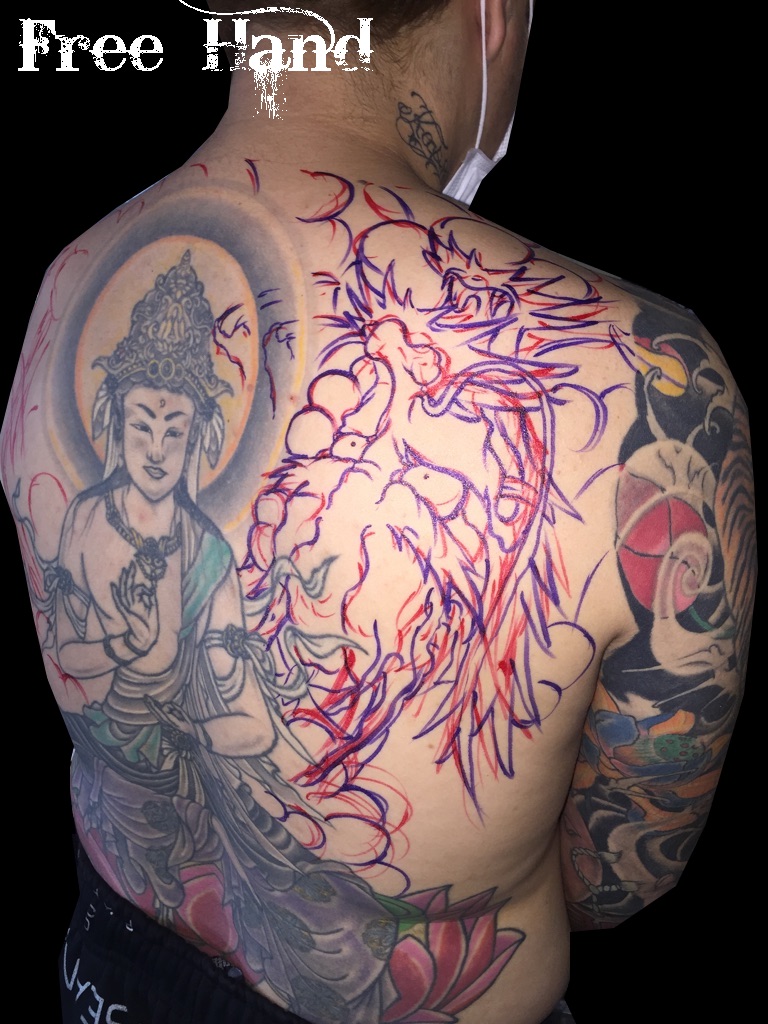 千葉 刺青 和彫り タトゥー 背中 カスタムワーク バックピース 2face Tattoo Studio Japan 千葉県木更津市 刺青処 聖針 千葉 刺青 和彫り タトゥー 背中 カスタムワーク バックピース 2face Tattoo Studio Japan 千葉県木更津市 刺青処 聖針
