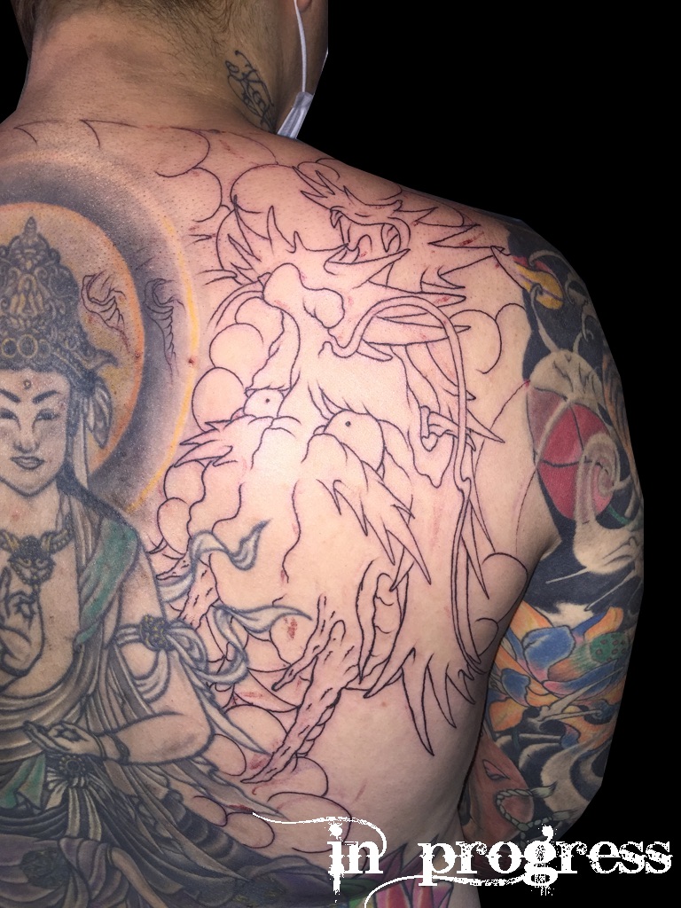 千葉 刺青 和彫り タトゥー 背中 カスタムワーク バックピース 2face Tattoo Studio Japan 千葉県木更津市 刺青処 聖針 千葉 刺青 和彫り タトゥー 背中 カスタムワーク バックピース 2face Tattoo Studio Japan 千葉県木更津市 刺青処 聖針