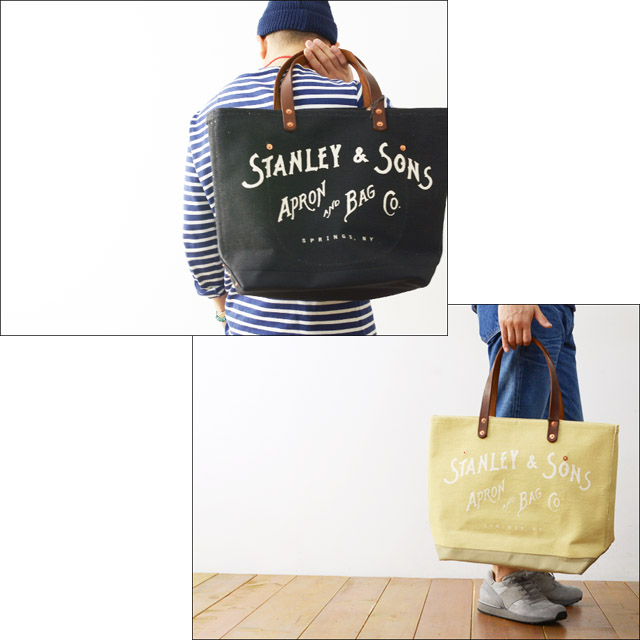 STANLEY&SONS [スタンレーアンドサンズ] Small Logo Tote [B026