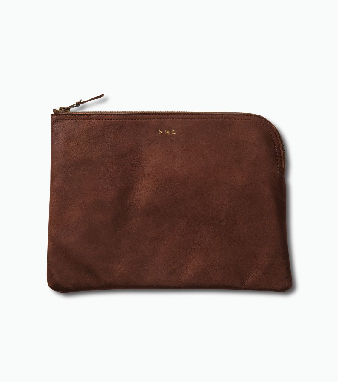 phigvel レザーポーチ　バッグ PHIGVEL フィグベル｜LEATHER POCHETTE レザーポシェット【BLACK】