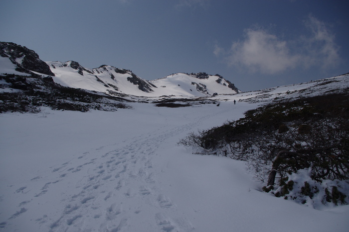 4月12日　岩手山（馬返し登山口）　山スキー登山　まとめ_c0077847_22305629.jpg