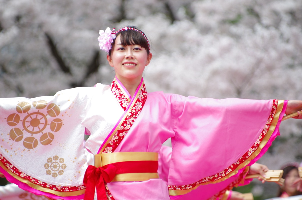 京都さくらよさこい２０１５一日目その４（同志社大学よさこいサークル「よさ朗」その３）_a0009554_23134334.jpg