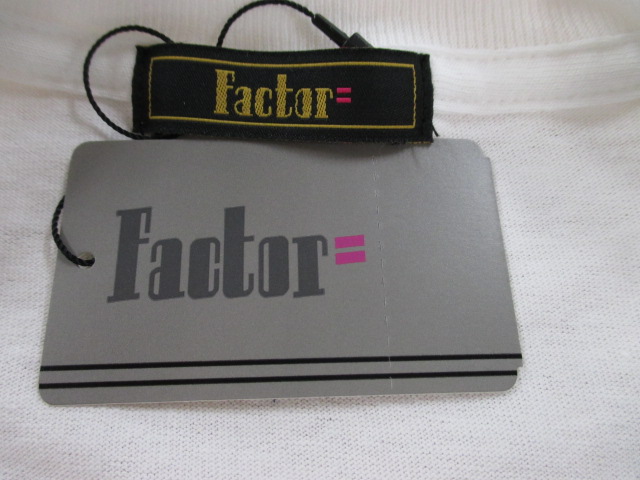 ファクター Factor 厚盛同色プリントT_e0076692_1640583.jpg