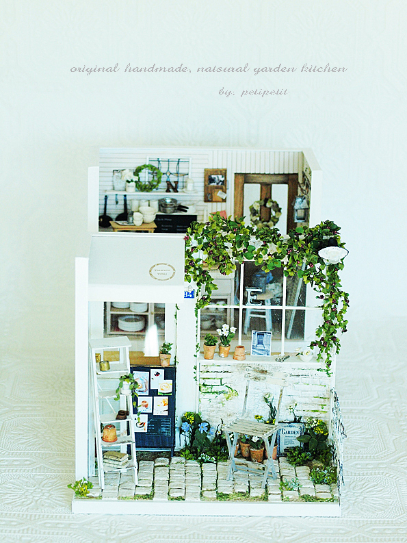 miniature* Garden kitchen と、桜_e0172847_09432956.jpg