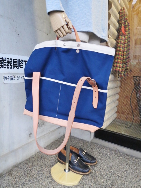 春に◎ 2WAY 帆布 TOTE BAG By 佐藤防水店・謹製!★!_d0152280_13154666.jpg