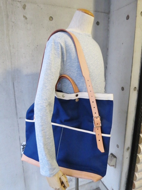 春に◎ 2WAY 帆布 TOTE BAG By 佐藤防水店・謹製!★!_d0152280_13155911.jpg