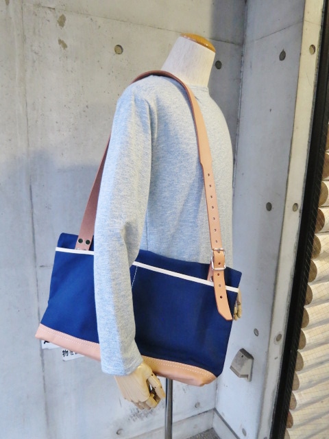 春に◎ 2WAY 帆布 TOTE BAG By 佐藤防水店・謹製!★!_d0152280_1316444.jpg