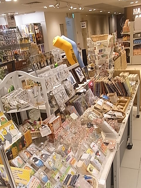 東急ハンズ梅田店「インコと鳥の雑貨展」ディスプレイ変更、新作到着_d0322493_1391589.jpg