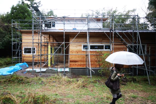 「Forest Barn Rezort/湯布院の別荘」の棟上げでした。_e0029115_15301833.jpg