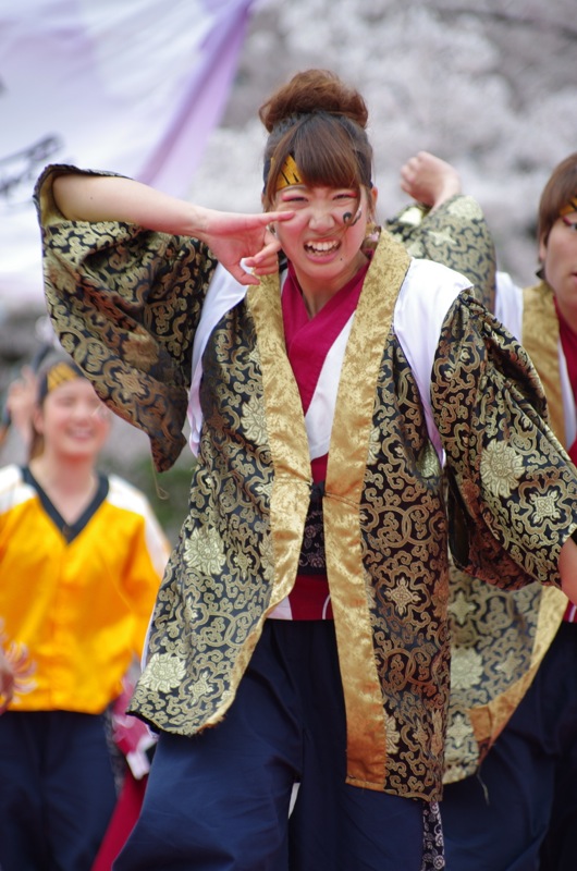 京都さくらよさこい２０１５一日目その１６（関西大学学生チーム”漢舞”その２）_a0009554_19575933.jpg