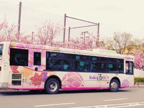 桜のバス停_b0160363_0374124.jpg