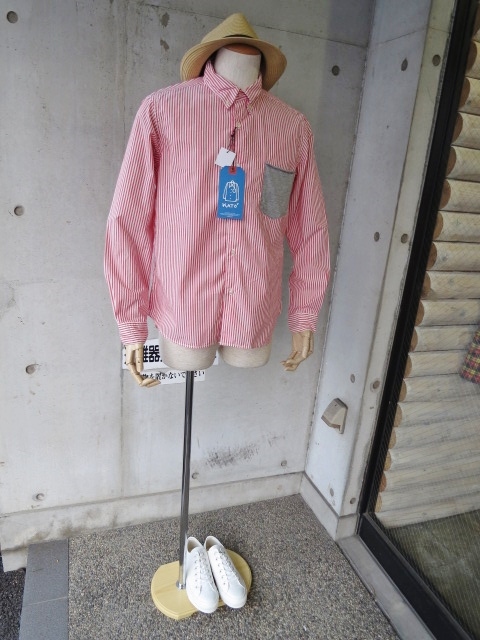 PIN STRIPE B/D 切り替えTEE Pocket SHIRTS ・・・ By Kato_d0152280_22114932.jpg