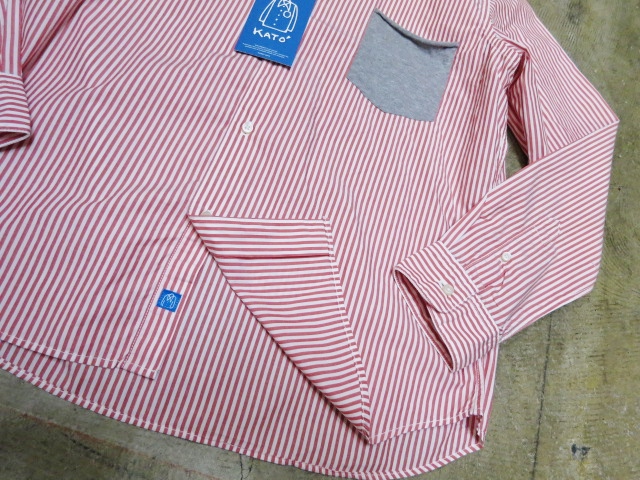 PIN STRIPE B/D 切り替えTEE Pocket SHIRTS ・・・ By Kato_d0152280_22121140.jpg