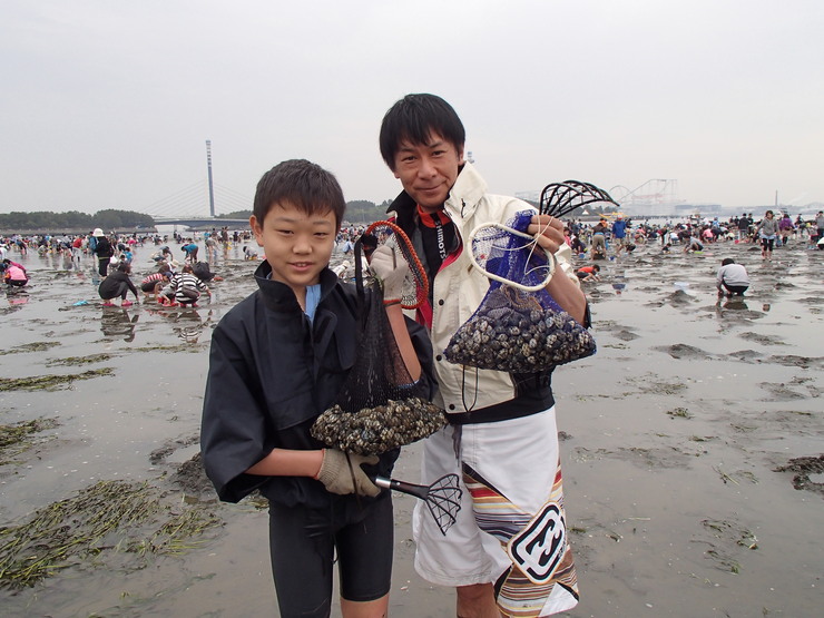 潮干狩り In 横浜海の公園 哀愁の渓流紳士 Stream Of Melancholy Gentleman