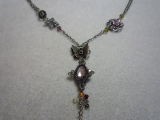 ❀Butterfly Charm Mirror Necklace❀_c0368764_18250568.jpg