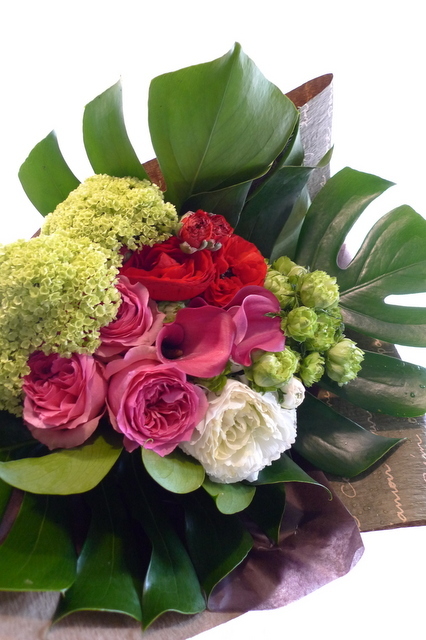 男性用の誕生日花束 札幌 花屋 Mell Flowers