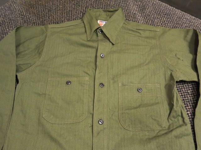 アメリカ仕入れ情報＃５８　４０’ｓ　HBT　BIGBILL　WORK　SHIRTS_c0144020_14134615.jpg