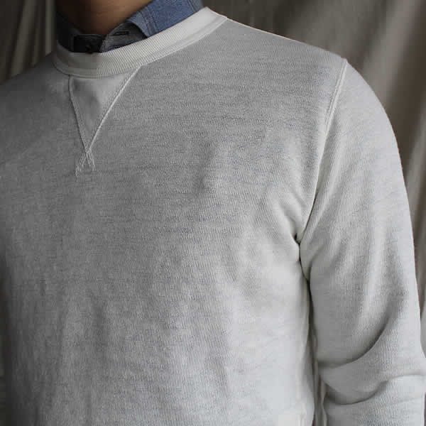 SBTRACT / LINEN CREW L/S SWEAT (16.800→11.700税抜)_c0181543_16232747.jpg