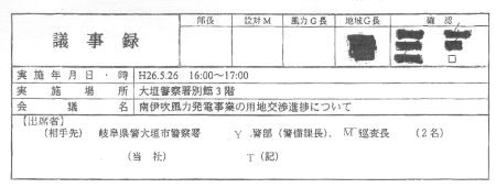 「議事録」と個人情報保護審査会と   その１_f0197754_1222569.jpg