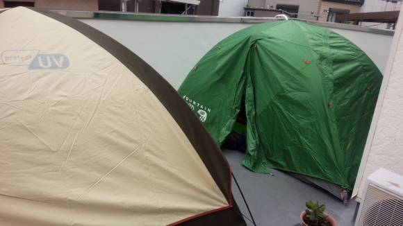 屋上テント 日常の中に非日常を 自由人のつぶやき