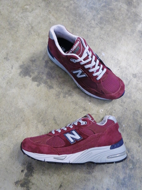 久々の入荷です★　new balance M991 (MADE IN USA)　渋色です(^^♪_d0152280_21322545.jpg