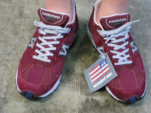 久々の入荷です★　new balance M991 (MADE IN USA)　渋色です(^^♪_d0152280_21351370.jpg