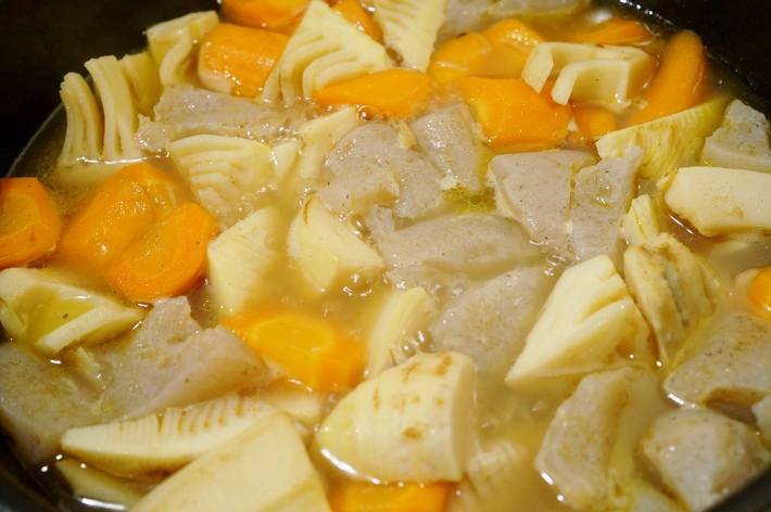 季節料理【竹の子の甘辛五目炒め煮】です♪_b0033423_2048585.jpg